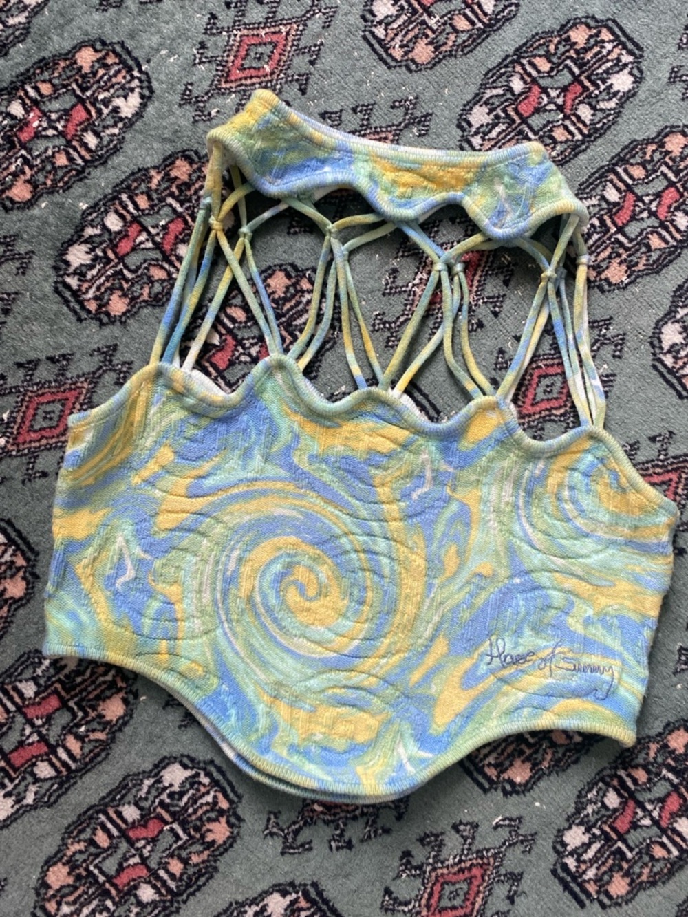 House of Sunny Cypress vest knit strappy tank